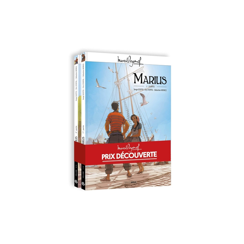 M. Pagnol en BD : Marius - pack promo vol. 01 + vol. 02