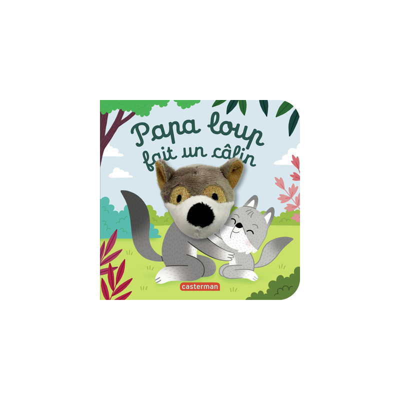 Papa loup fait un câlin