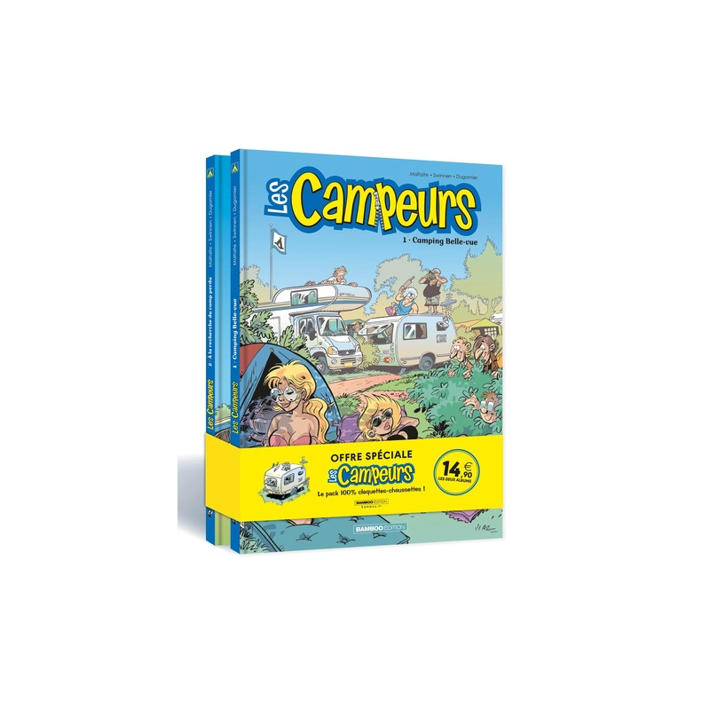 Les Campeurs - pack promo tome 01 et 02