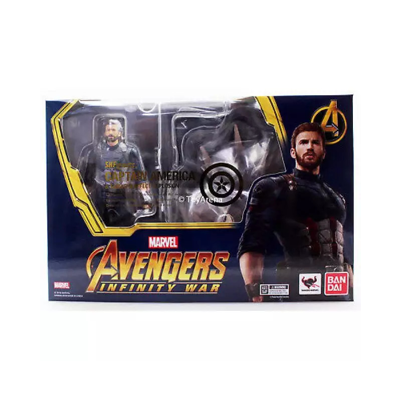 Figurine Captain America Tamashii effect explosion - Avengers infinity war