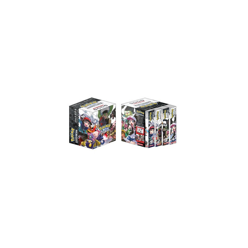 Coffret Pokémon Noir et Blanc Double (tomes 1-2-3-4)