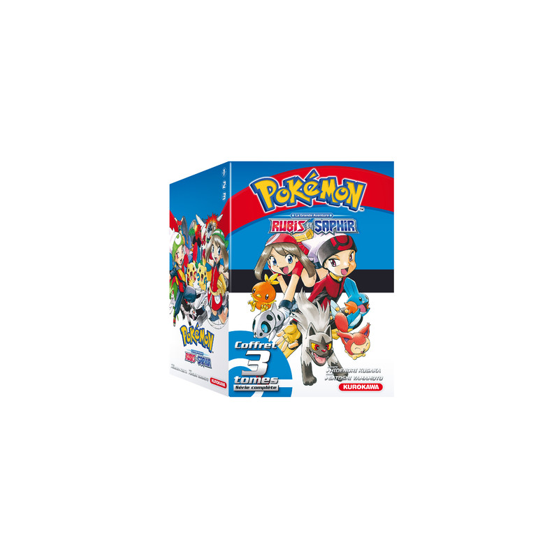 Coffret Pokémon Rubis et Saphir - tomes 1-2-3