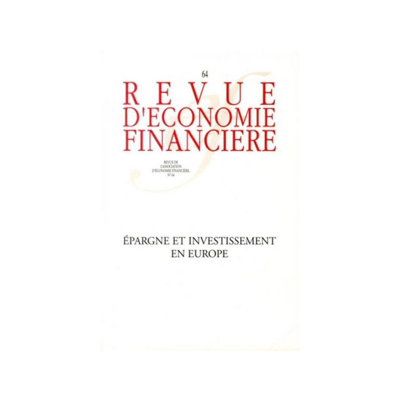 Epargne et investissement en Europe