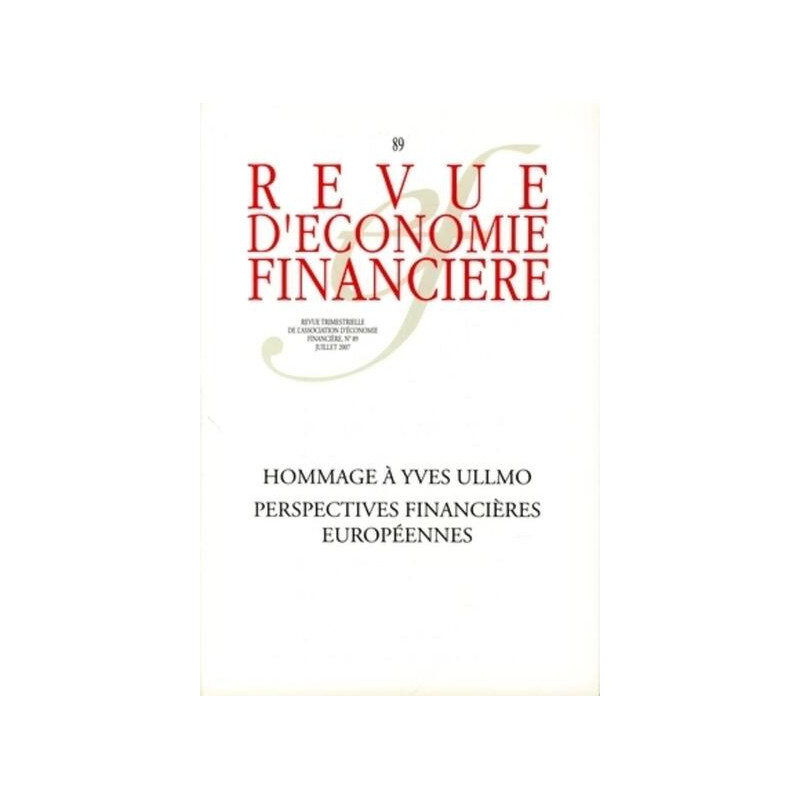 Hommage à Yves Ullmo. Perspectives financières européennes