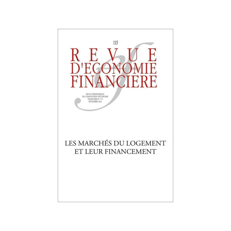 Les marchés du logement et leur financement