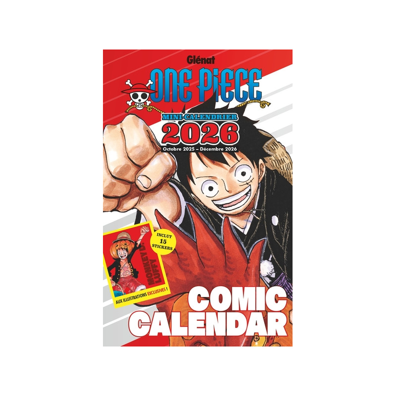 One Piece - Mini-calendrier 2026