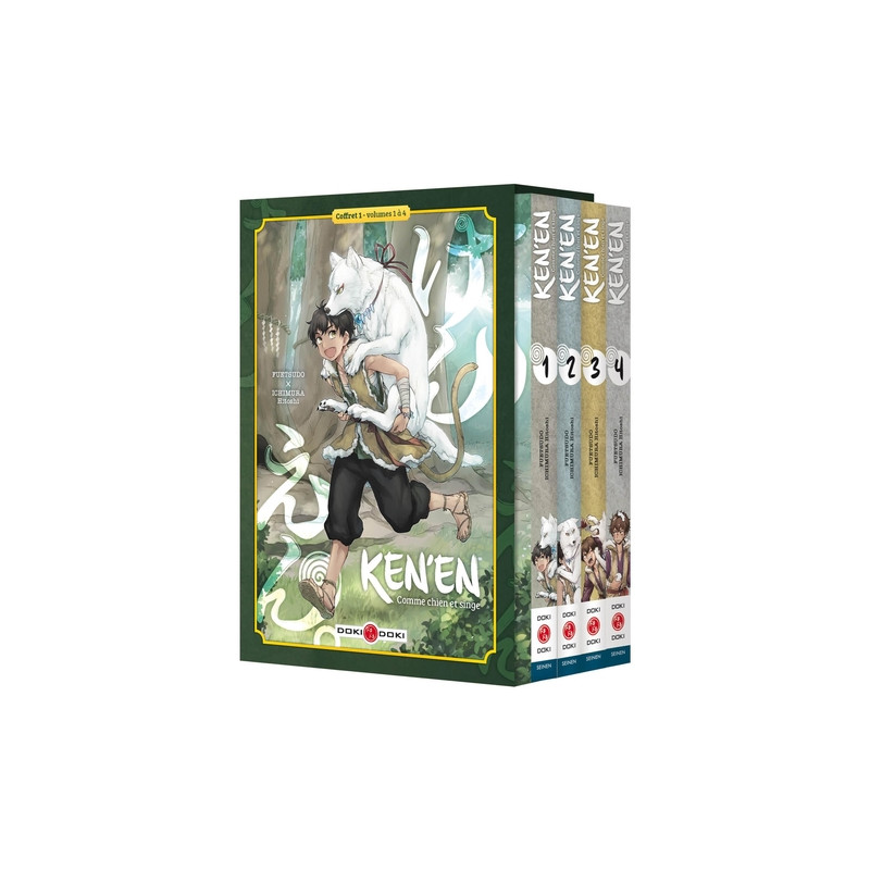 Ken'en - Comme chien et singe - Coffret - vol. 01 à 04