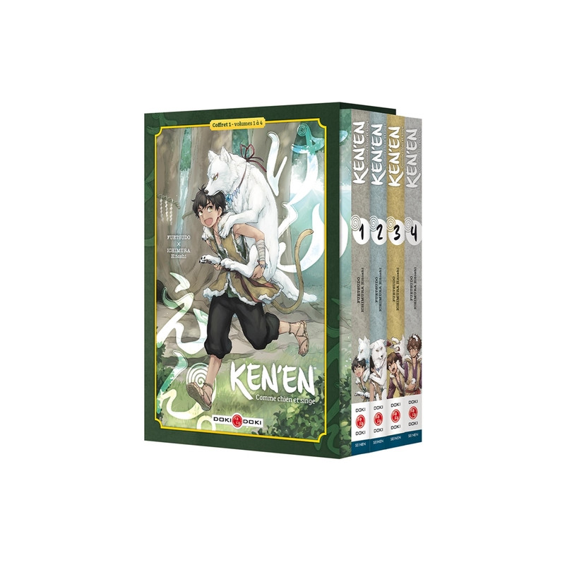 Ken'en - Comme chien et singe - Coffret - vol. 01 à 04