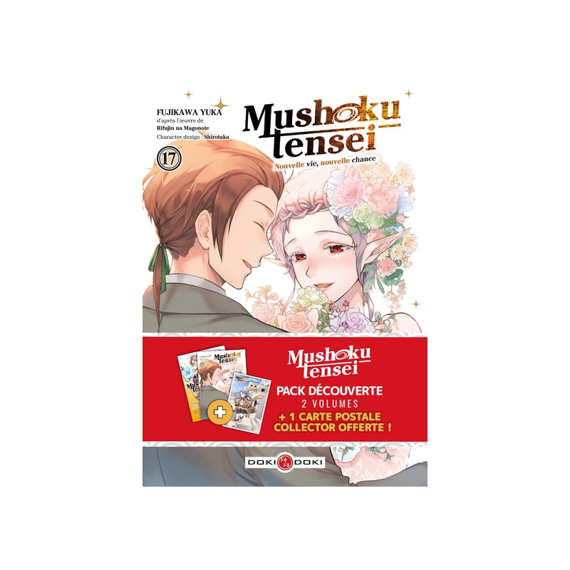 Pack Mushoku Tensei-vol. 17 / Mushoku Tensei-vol. 01 + carte postale