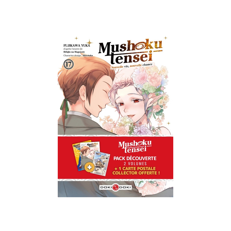 Pack Mushoku Tensei - vol. 17 / Mushoku Tensei - Les aventures de Roxy - vol. 01 + carte postale