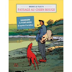 Paysage au chien rouge