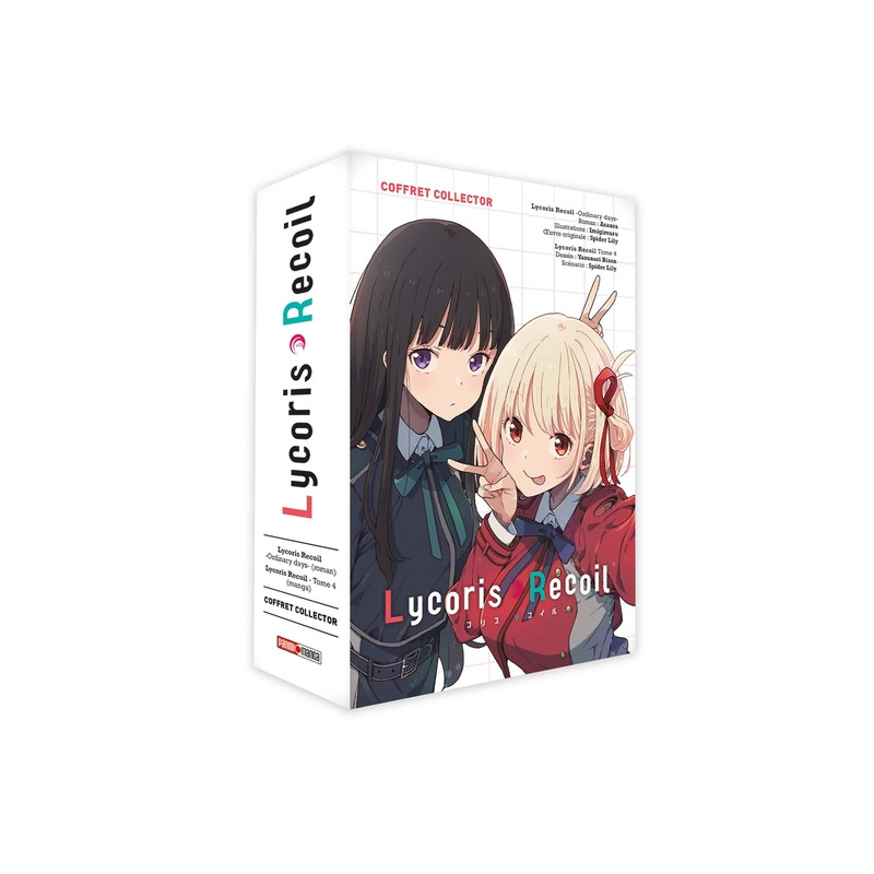 Coffret Lycoris Recoil T04 + Roman Ordinary Days