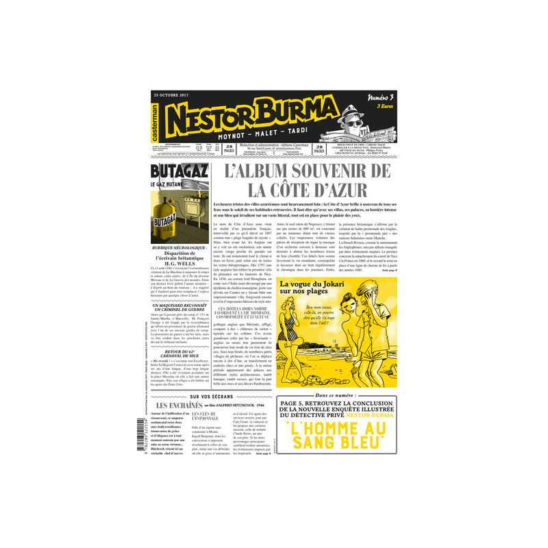 Nestor Burma - L'homme au sang bleu