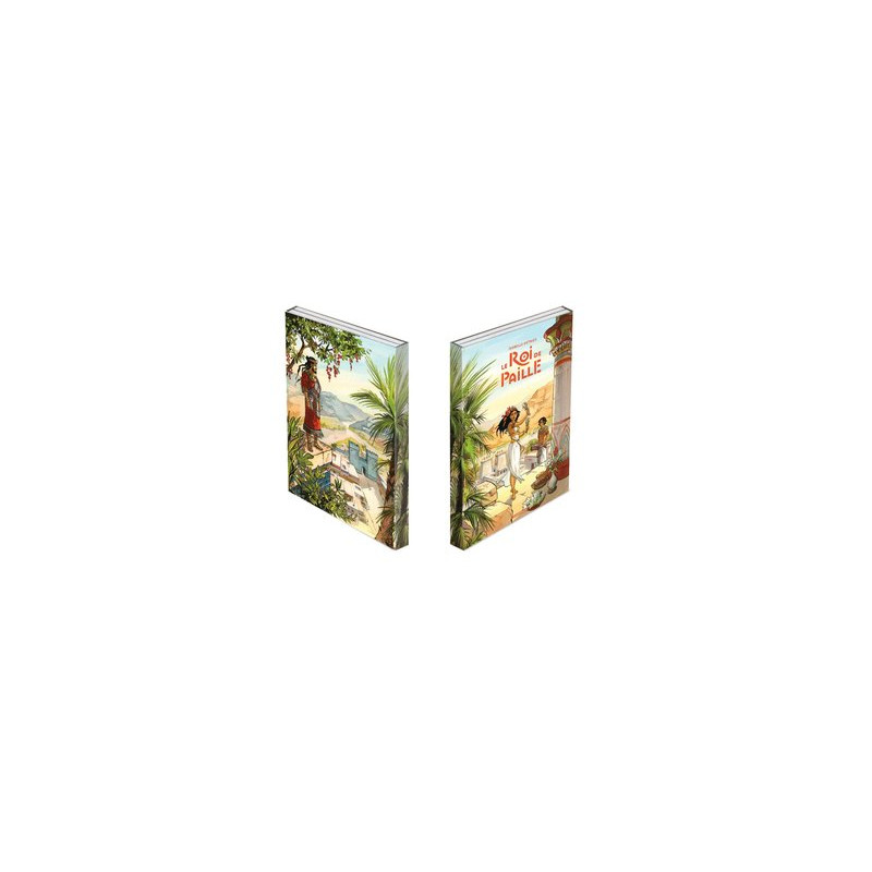 Fourreau Roi de Paille tomes 1 et 2 + ex-libris