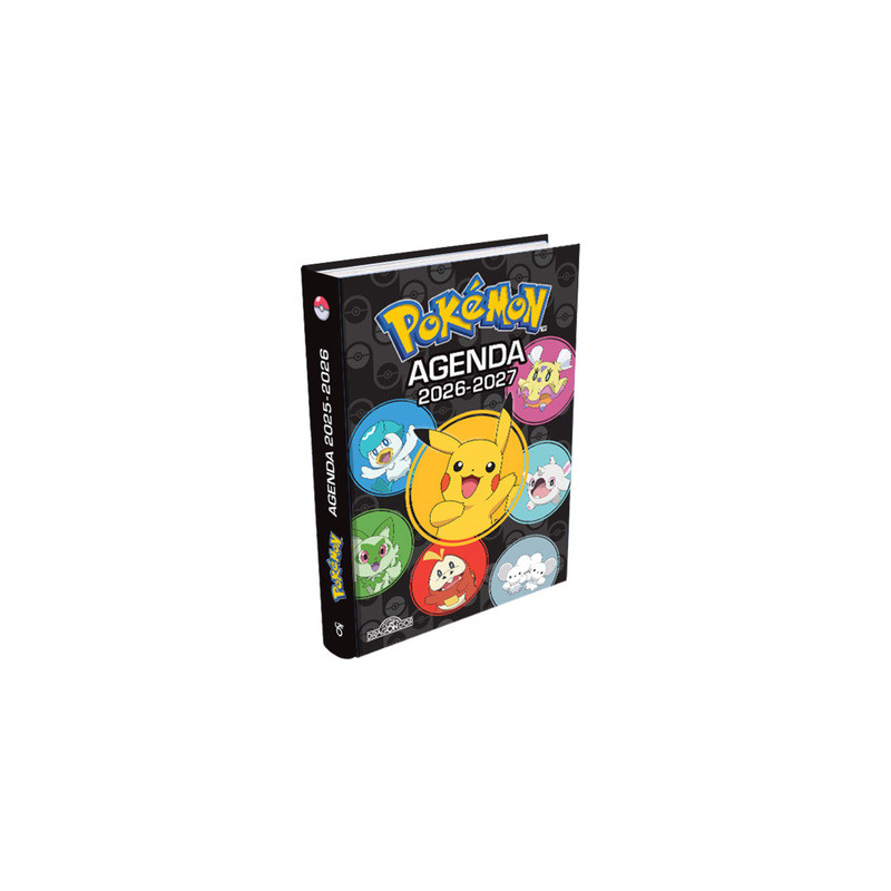 Pokémon - Agenda avec jeux 2026-2027