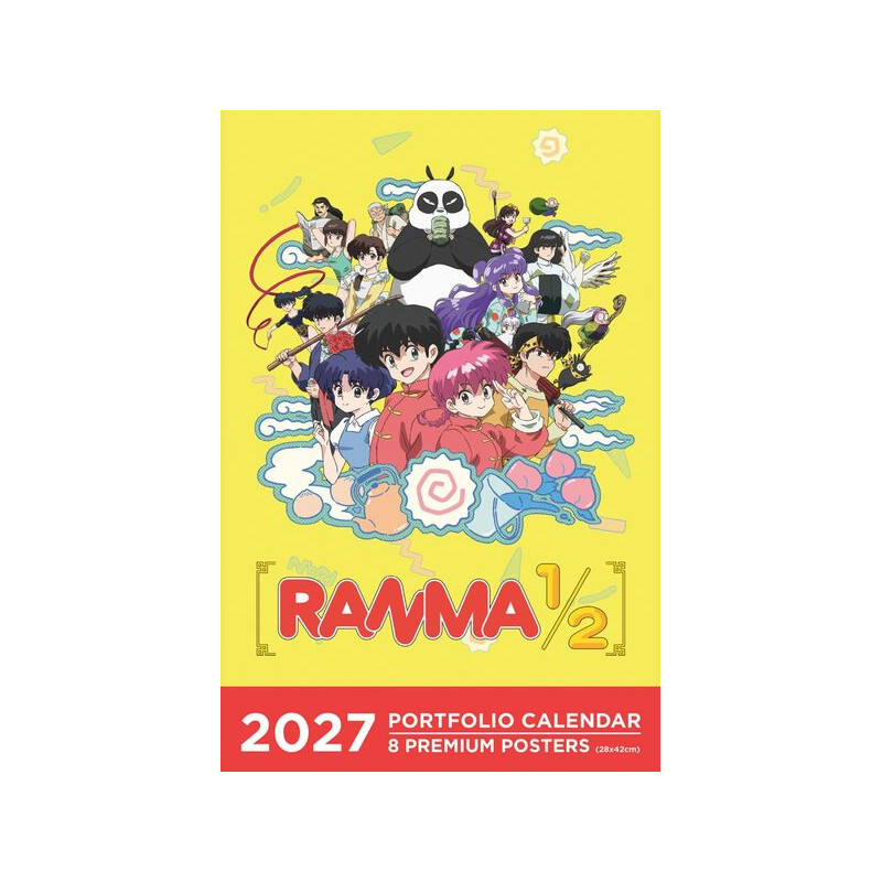 Calendrier portfolio 2027 Ranma 1/2
