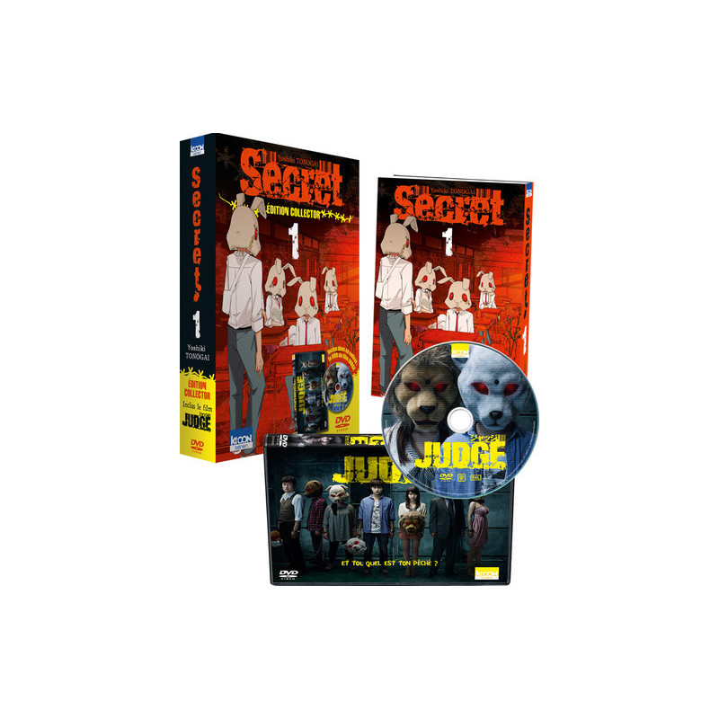 Secret T01 - Pack collector avec DVD film Judge
