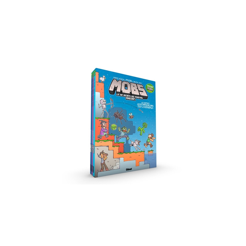 MOBS, La vie secrète des monstres Minecraft  - Coffret Tomes 01 à 03
