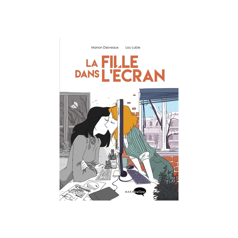 La fille dans l'écran