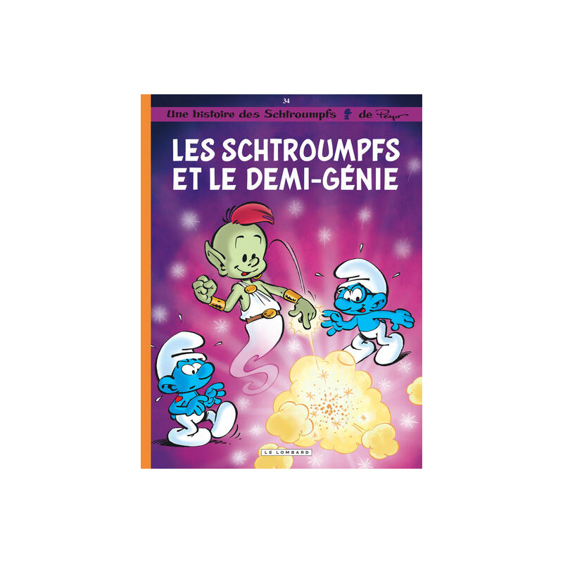 Les Schtroumpfs Lombard - Tome 34 - Les Schtroumpfs et le demi-génie