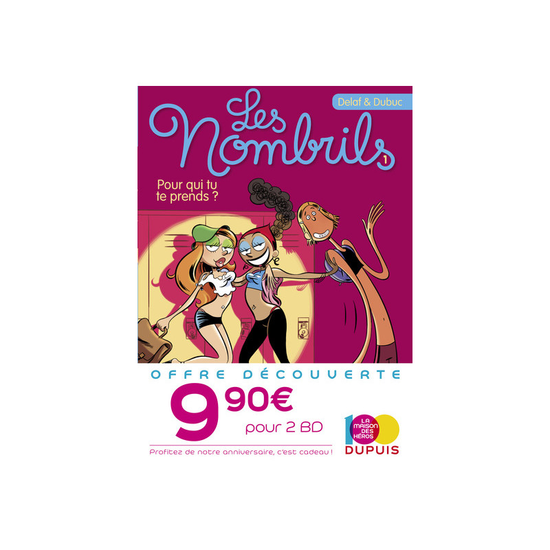 Bipack T2 + T1 (offert) Les Nombrils