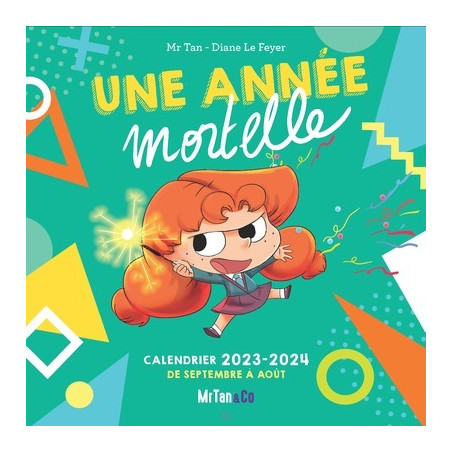 Calendrier mural Mortelle Adèle (septembre 2023 - août 2024)