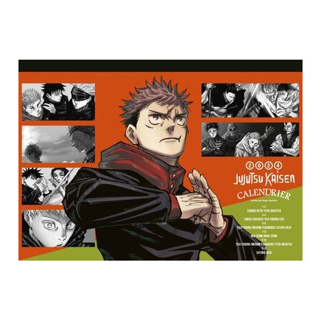 Calendrier Jujutsu Kaisen 2024