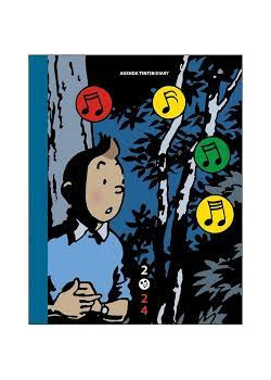 Agenda de bureau Tintin 2024 15.5 x 21 cm Moulinsart (24466)