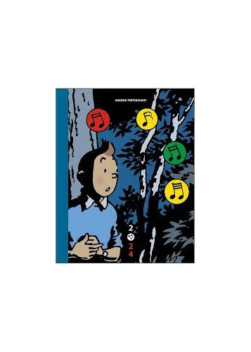 Agenda de bureau Tintin 2024 15.5 x 21 cm Moulinsart (24466)
