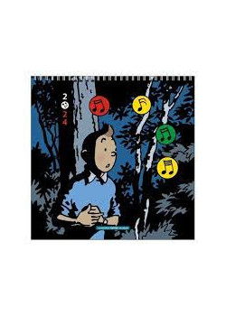 Tintin : Calendrier Mural (Édition 2024)