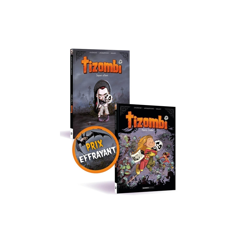 Tizombi - tome 01 et tome 05 - prix effrayant