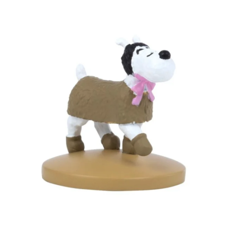 FIGURINE RESINE (COLLECTION 12CM) - MILOU EN MANTEAU