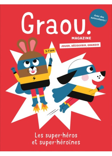 Magazine Graou n°39 - Super-héros et Super-héroïnes - Déc23/Janv24