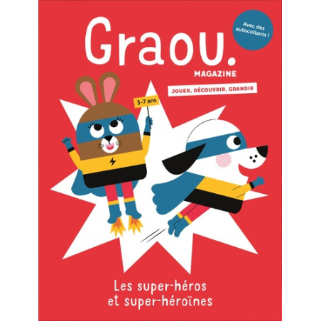 Magazine Graou n°39 - Super-héros et Super-héroïnes - Déc23/Janv24