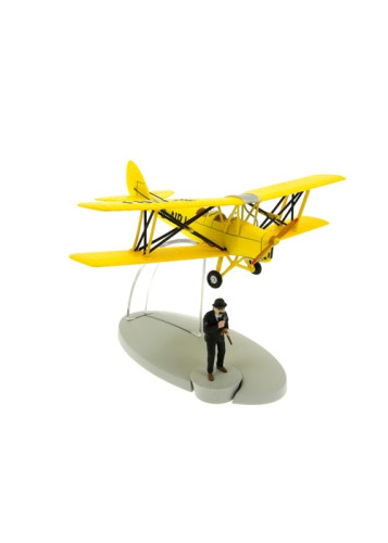 AVIONS TINTIN - BIPLAN D'ACROBATIES JAUNE 11