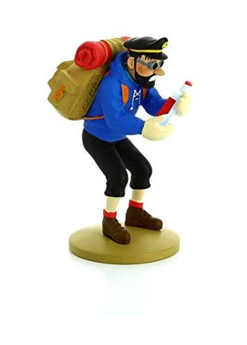 FIGURINE RESINE (COLLECTION 12CM) - C. HADDOCK A LA BOUTEILLE VIDE