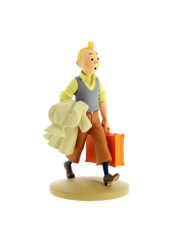 FIGURINE RESINE (COLLECTION 12CM) - TINTIN EN ROUTE