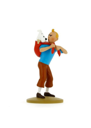 FIGURINE RESINE (COLLECTION 12CM) - TINTIN RAMENE MILOU