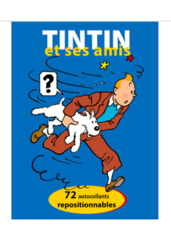 LIVRE STICKER - TINTIN ET SES AMIS