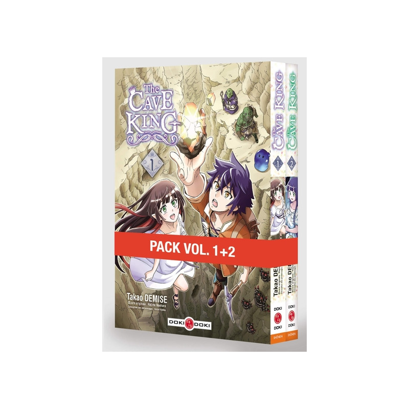 The Cave King - Pack promo vol. 01 et 02 - édition limitée