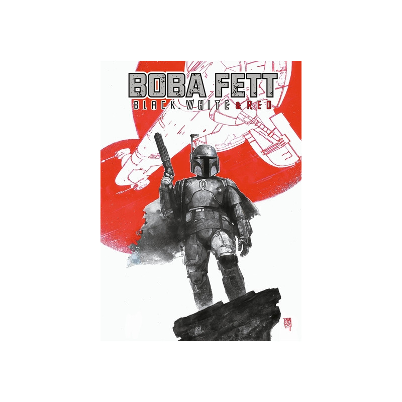 Star Wars : Boba Fett Black White & Red