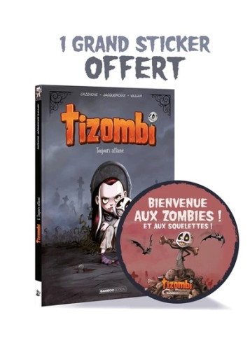 Tizombi - tome 01 + déco Halloween 2022
