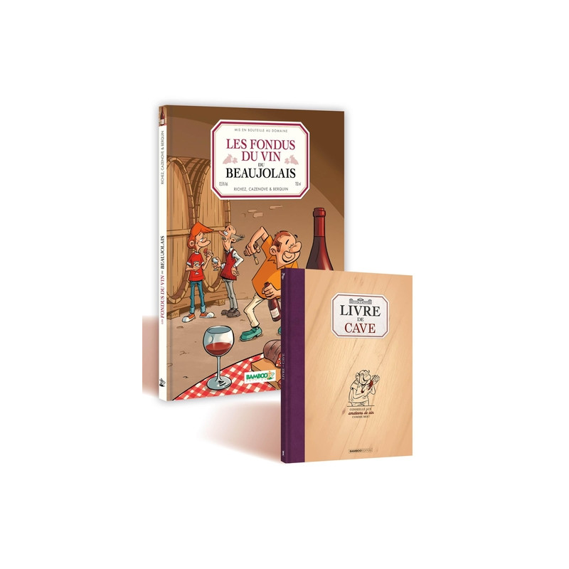 Les Fondus du vin : Beaujolais + Livre de cave offert