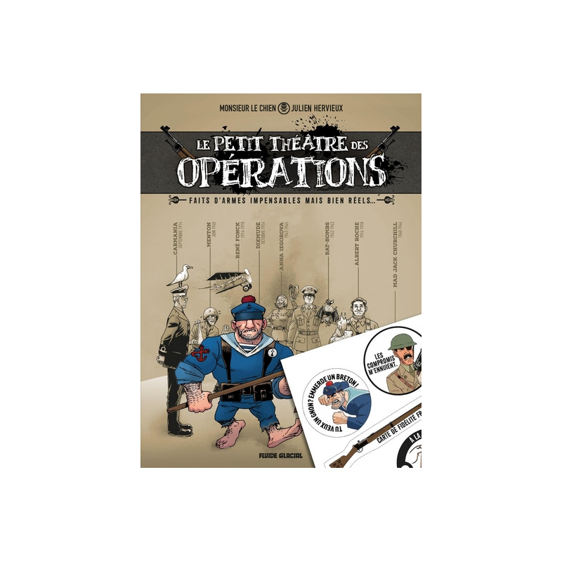 Le Petit Théâtre des opérations - tome 01 + 1 planche sticker offerte - édition limitée