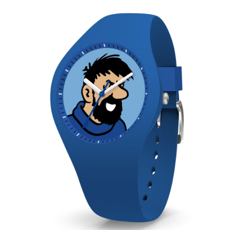 MONTRE - TINTIN & CO - HADDOCK « M » - BLEUE