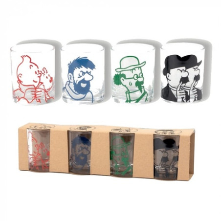 PACK 4 VERRES - PERSONNAGES