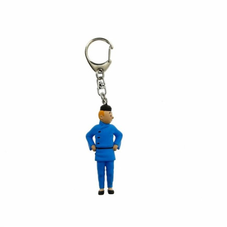 PORTE-CLES-TINTIN LOTUS 6CM