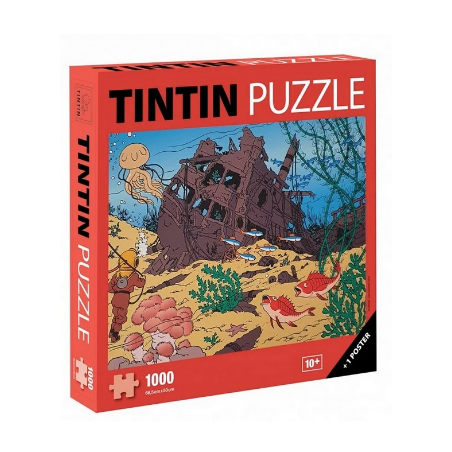 PUZZLE TINTIN EPAVE LICORNE