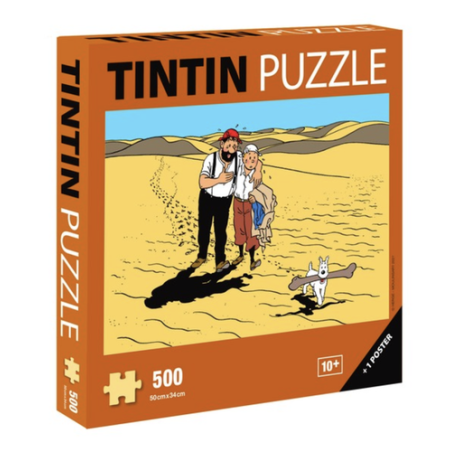 PuzzleTintin - Le Pays de la Soif  Poster 50x34cm (2022)