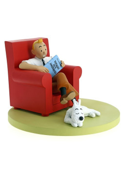 RESINE - LES ICONES - TINTIN FAUTEUIL